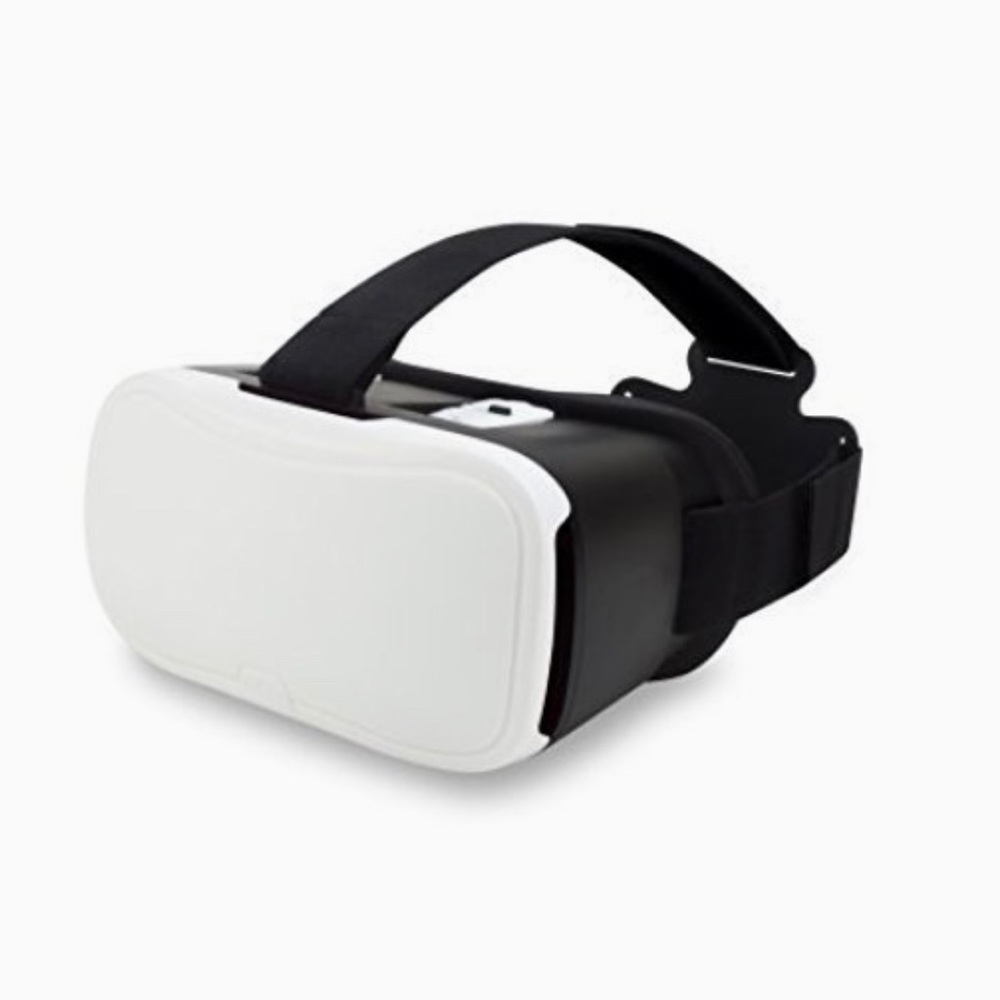 ONN White Virtual Reality VR Smartphone Headset